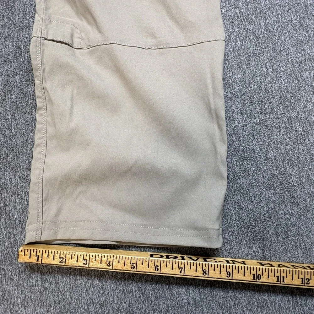 Duluth Trading Flex Ballroom‎ Pants Mens 40X31 Khaki Relaxed Stretch Tech Pocket
